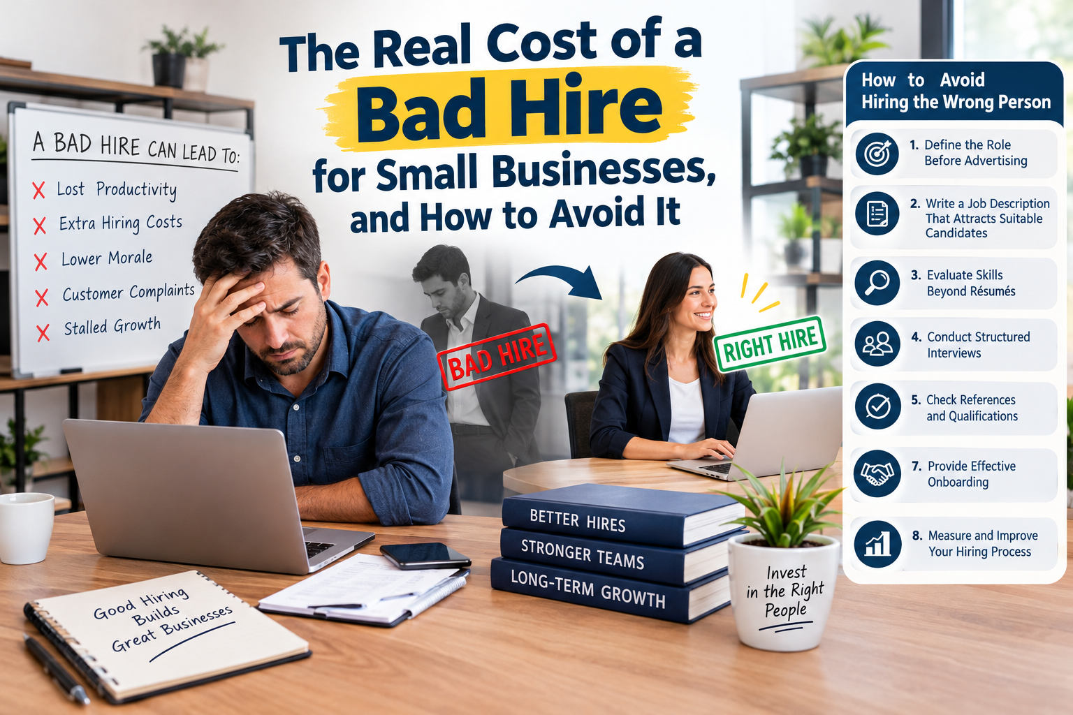 The Real Cost of a Bad Hire for Small Businesses, and How to Avoid It